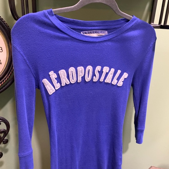 Aeropostale thermal 3/4 length sleeve pullover - Picture 3 of 9